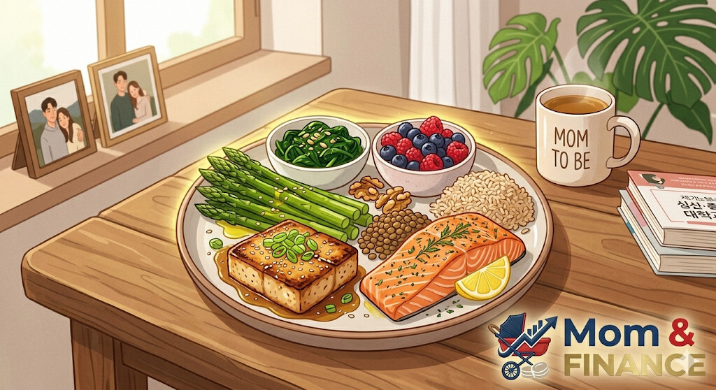 임신준비할 때 먹어야 하는 음식 이미지