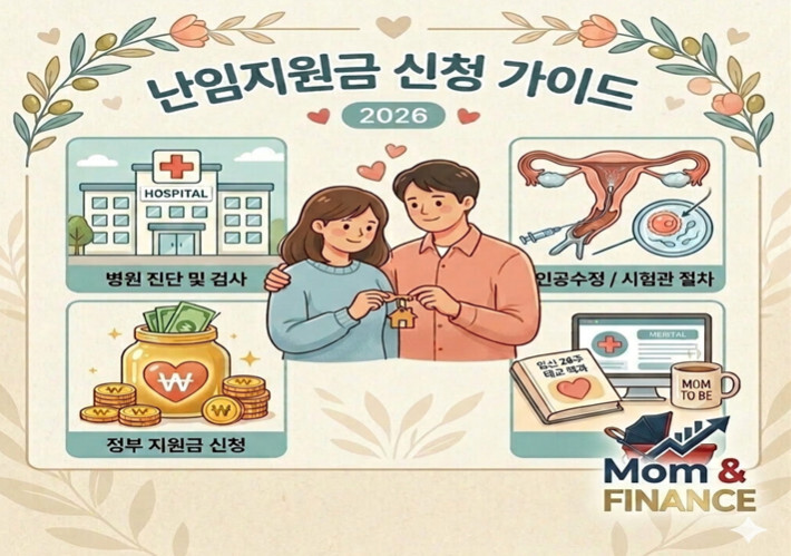 난임지원금 신청 가이드 이미지
